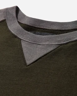 Cav Empt Sweatshirts^Men's Panel Shoulder Crewneck Sweatshirt Black