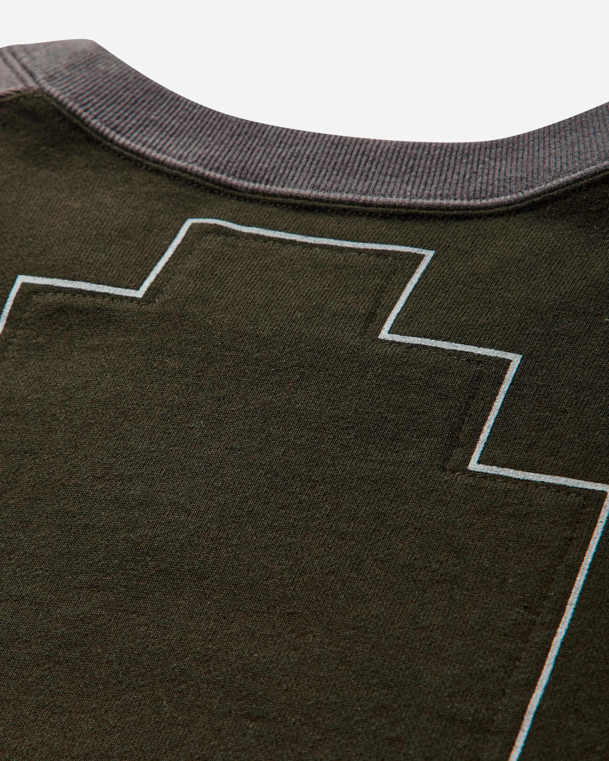 Cav Empt Sweatshirts^Men's Panel Shoulder Crewneck Sweatshirt Black