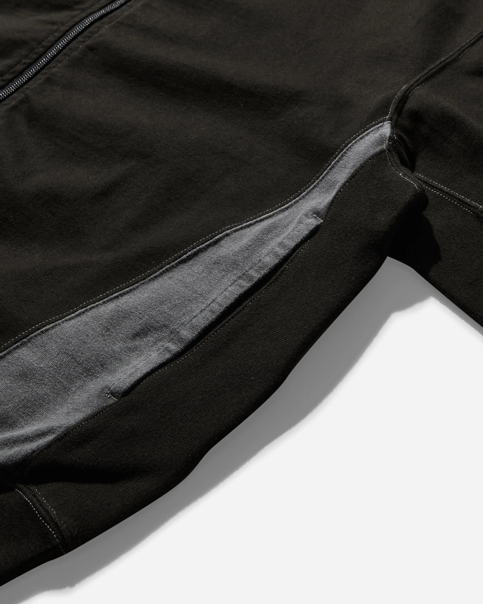 Cav Empt Sweatshirts^Men's Paneled Light Zip Sweatshirt Black