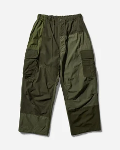 Comme Des Garçons Homme Pants^Men's Patchwork Pants Khaki Mix