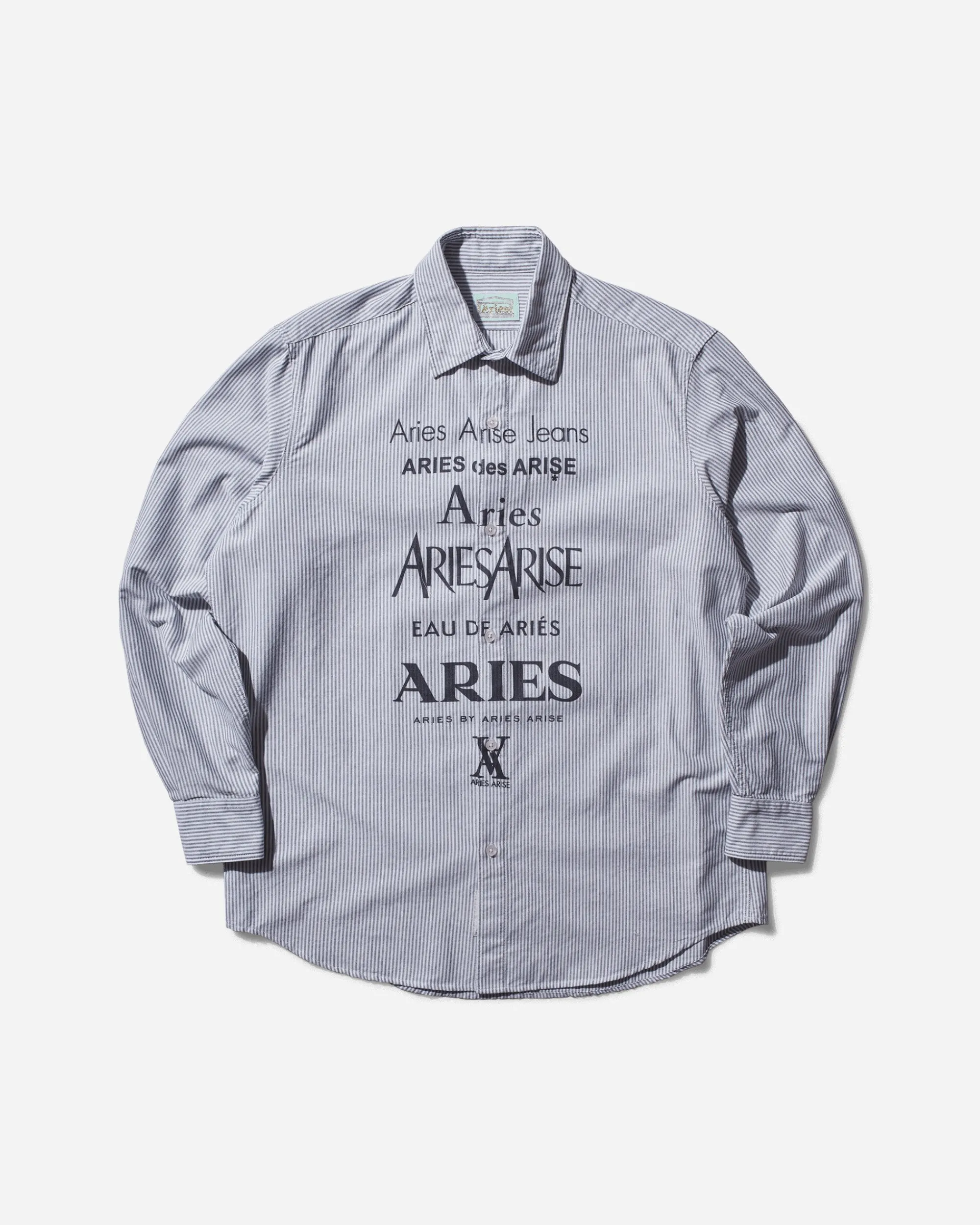 Aries Shirts^Men's Perfume Oxford Shirt Black
