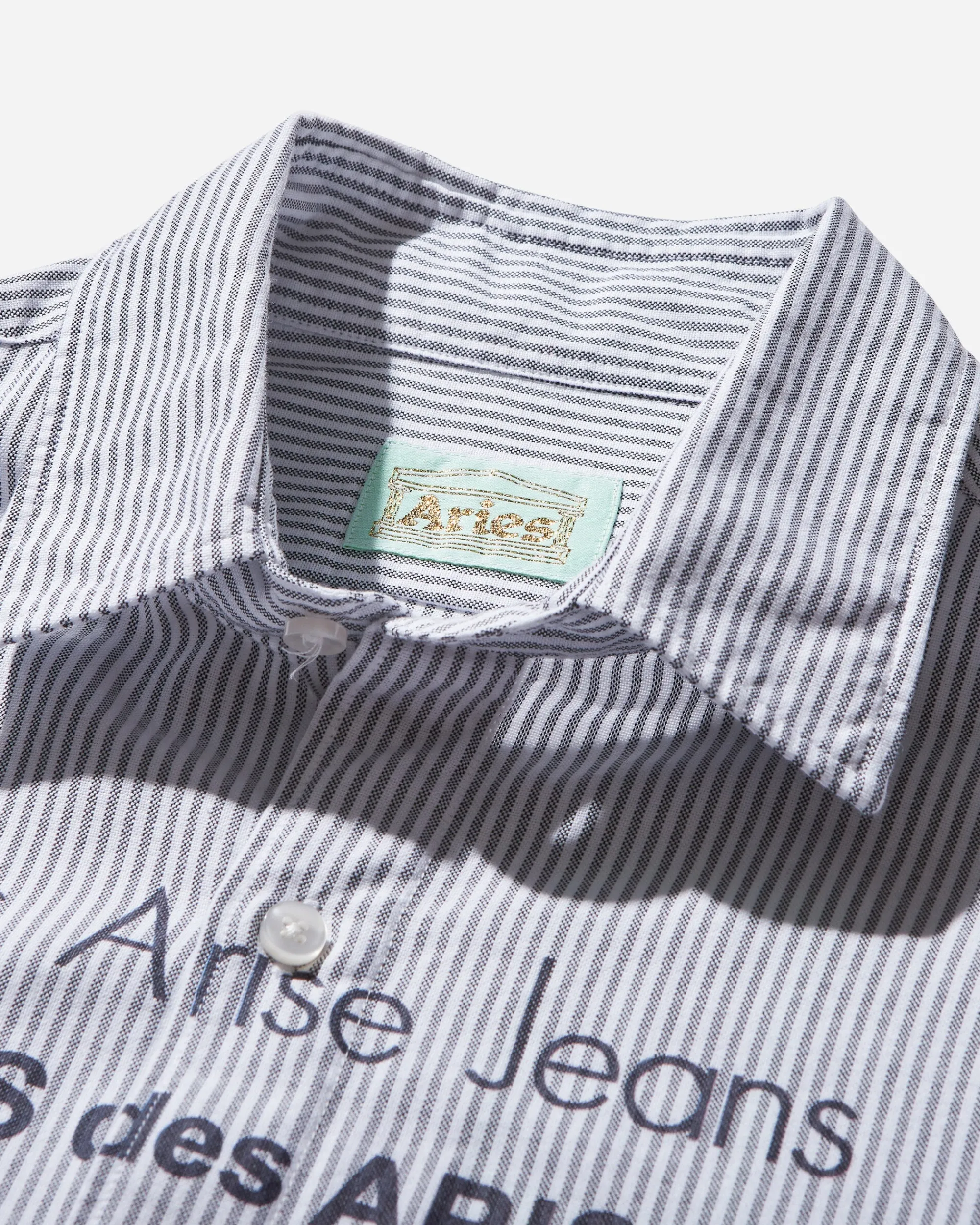 Aries Shirts^Men's Perfume Oxford Shirt Black