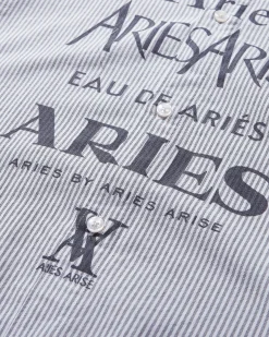 Aries Shirts^Men's Perfume Oxford Shirt Black