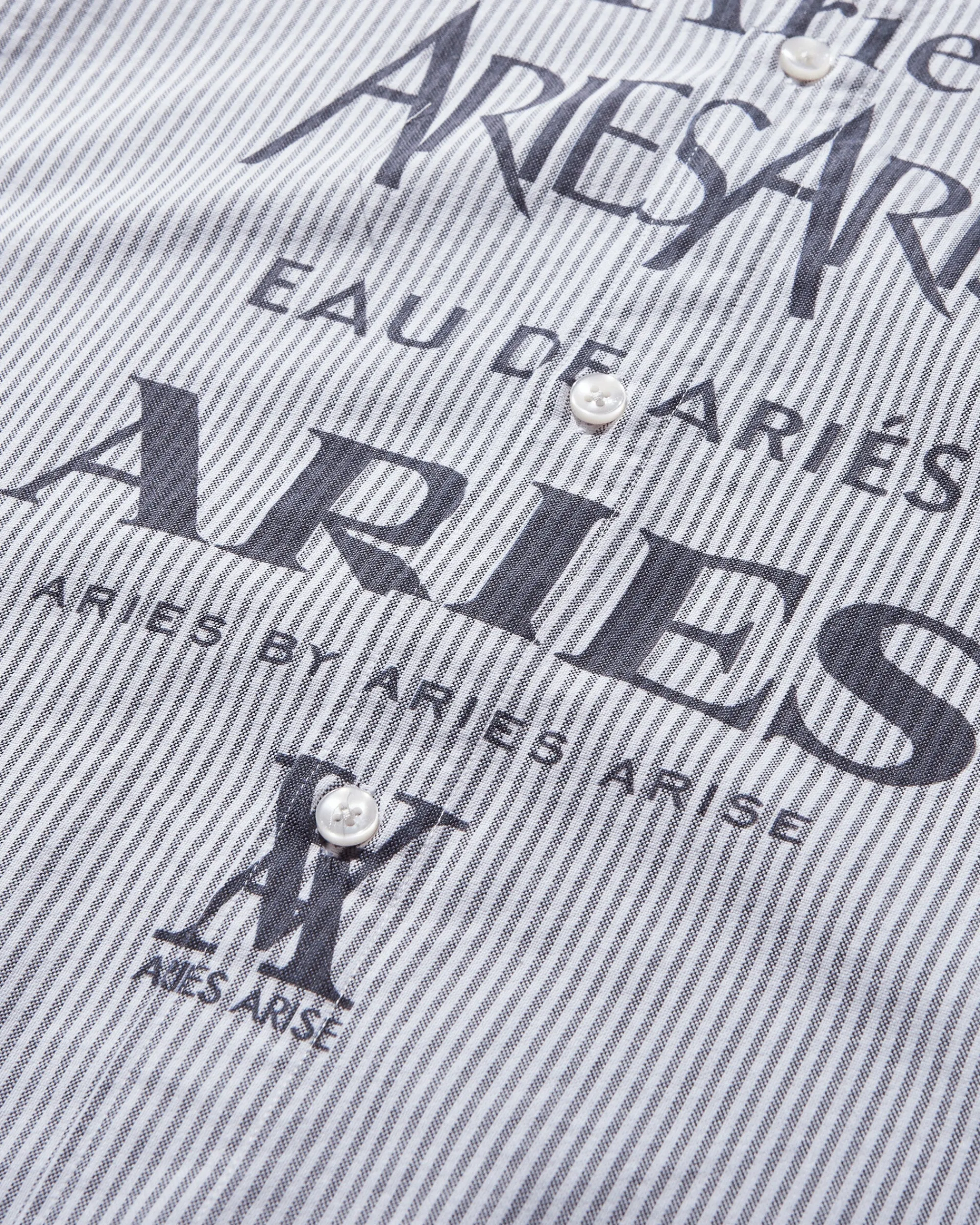 Aries Shirts^Men's Perfume Oxford Shirt Black