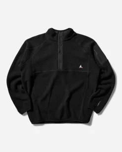 ROA Sweatshirts|Sweatshirts^Men's Polartec Fleece Button Up Black