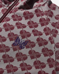 Needles Sweatshirts^Men's Poly Jacquard Track Jacket Heart