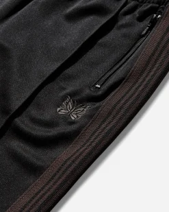 Needles Pants^Men's Poly Smooth Narrow Track Pants Black