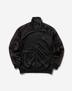 Needles Sweatshirts^Men's Poly Smooth Track Jacket Black
