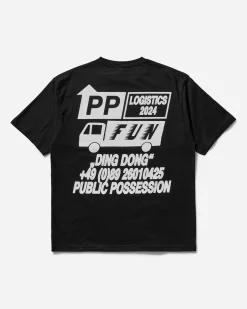 Public Possession T-Shirts^Men's P.P. Logistik T-Shirt Anthracite