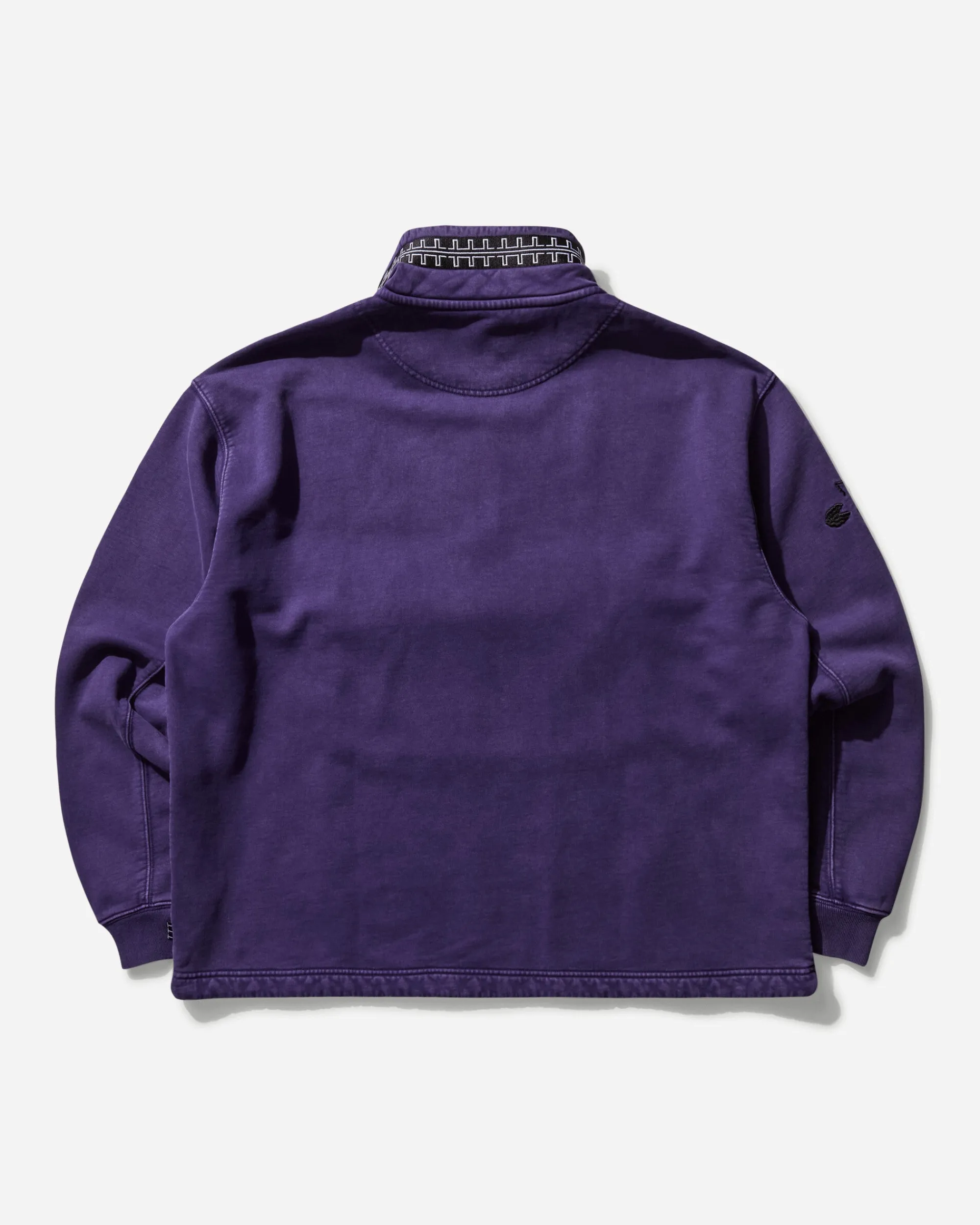 The Trilogy Tapes Sweatshirts^Men's Pulse Tape Funnel Neck Sweatshirt Purple