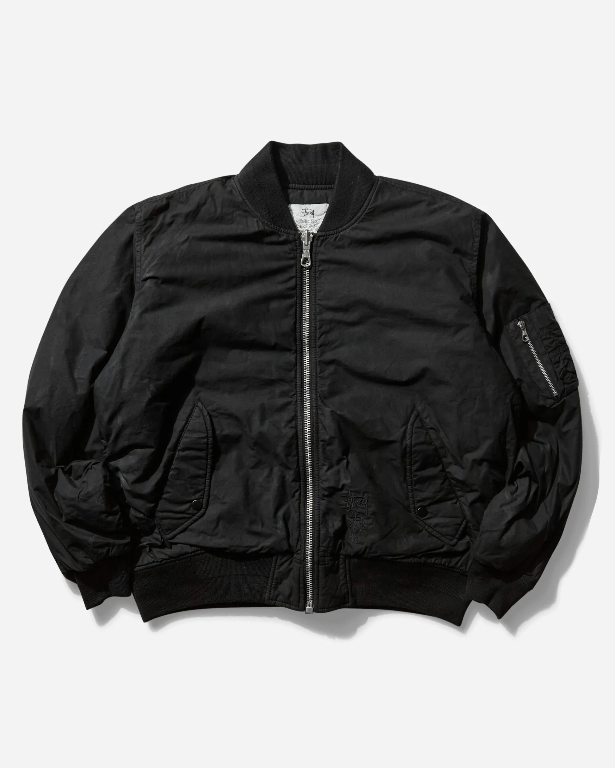 Stüssy Coats And Jackets|Coats And Jackets^Men's Quilted Bomber Waxed Black