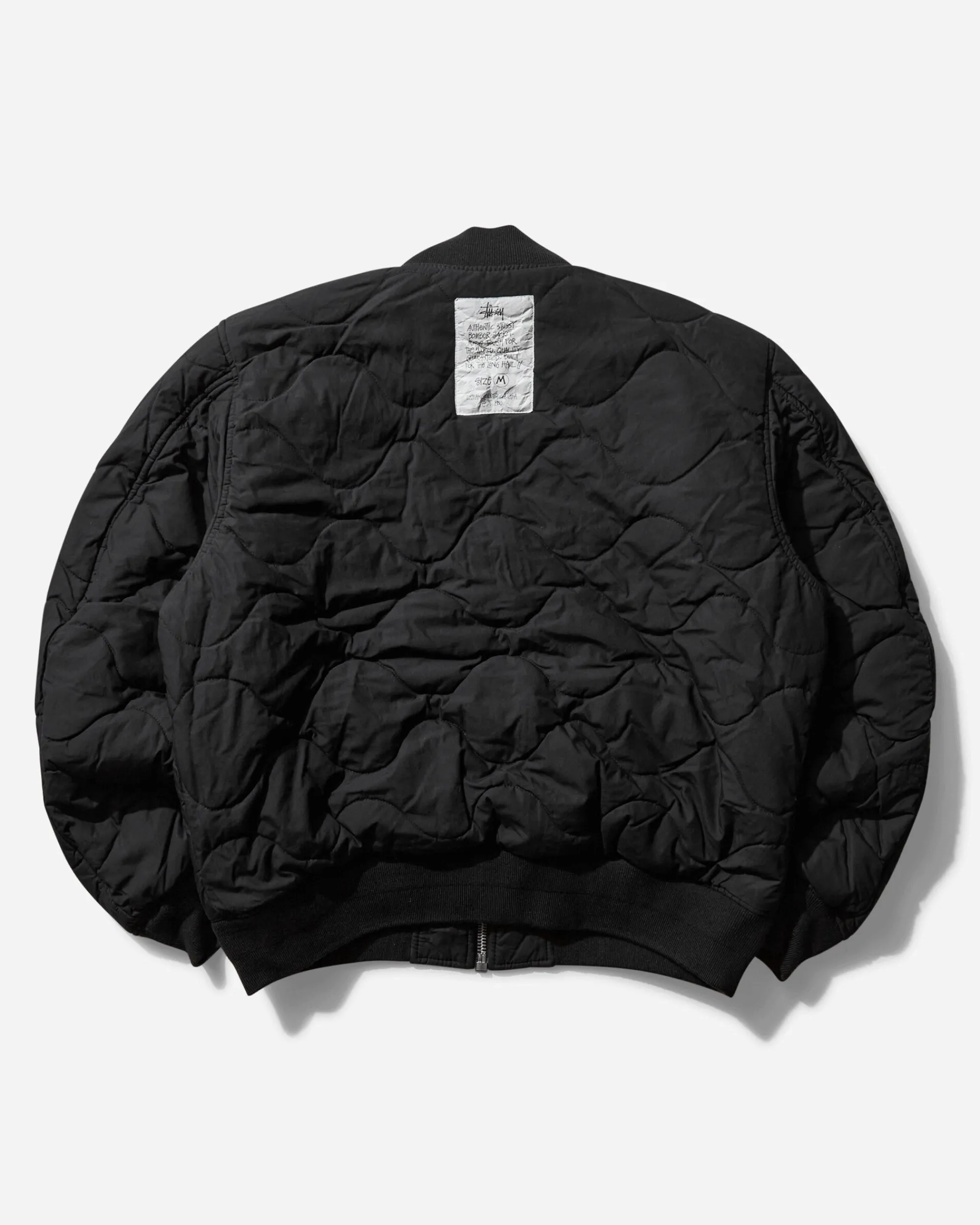Stüssy Coats And Jackets|Coats And Jackets^Men's Quilted Bomber Waxed Black