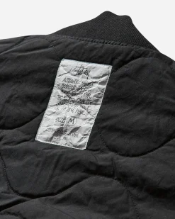 Stüssy Coats And Jackets|Coats And Jackets^Men's Quilted Bomber Waxed Black