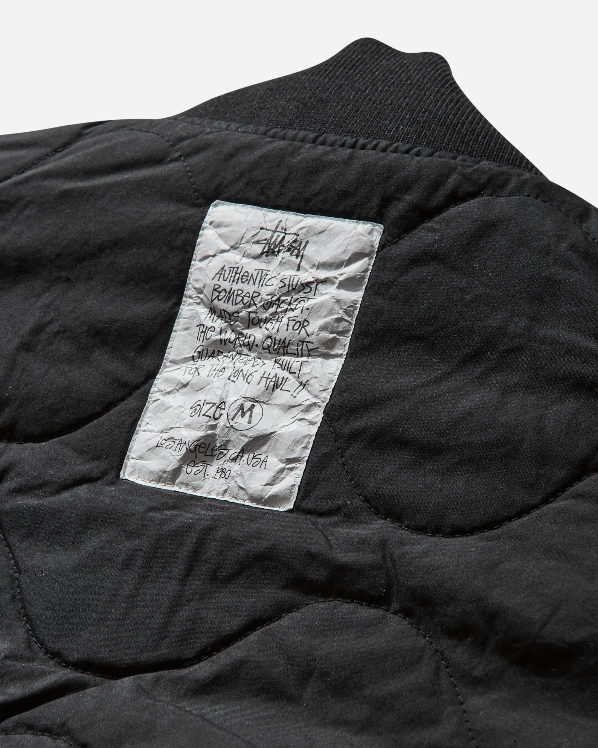 Stüssy Coats And Jackets|Coats And Jackets^Men's Quilted Bomber Waxed Black