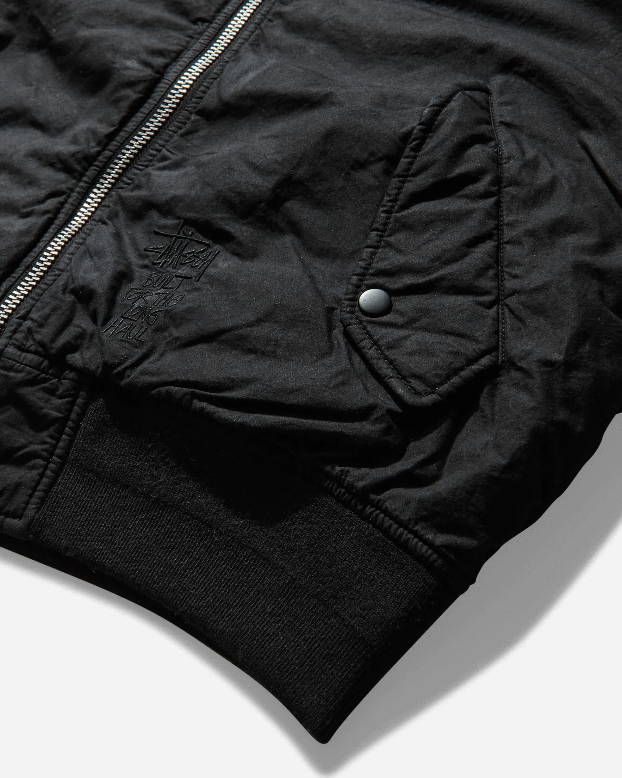 Stüssy Coats And Jackets|Coats And Jackets^Men's Quilted Bomber Waxed Black
