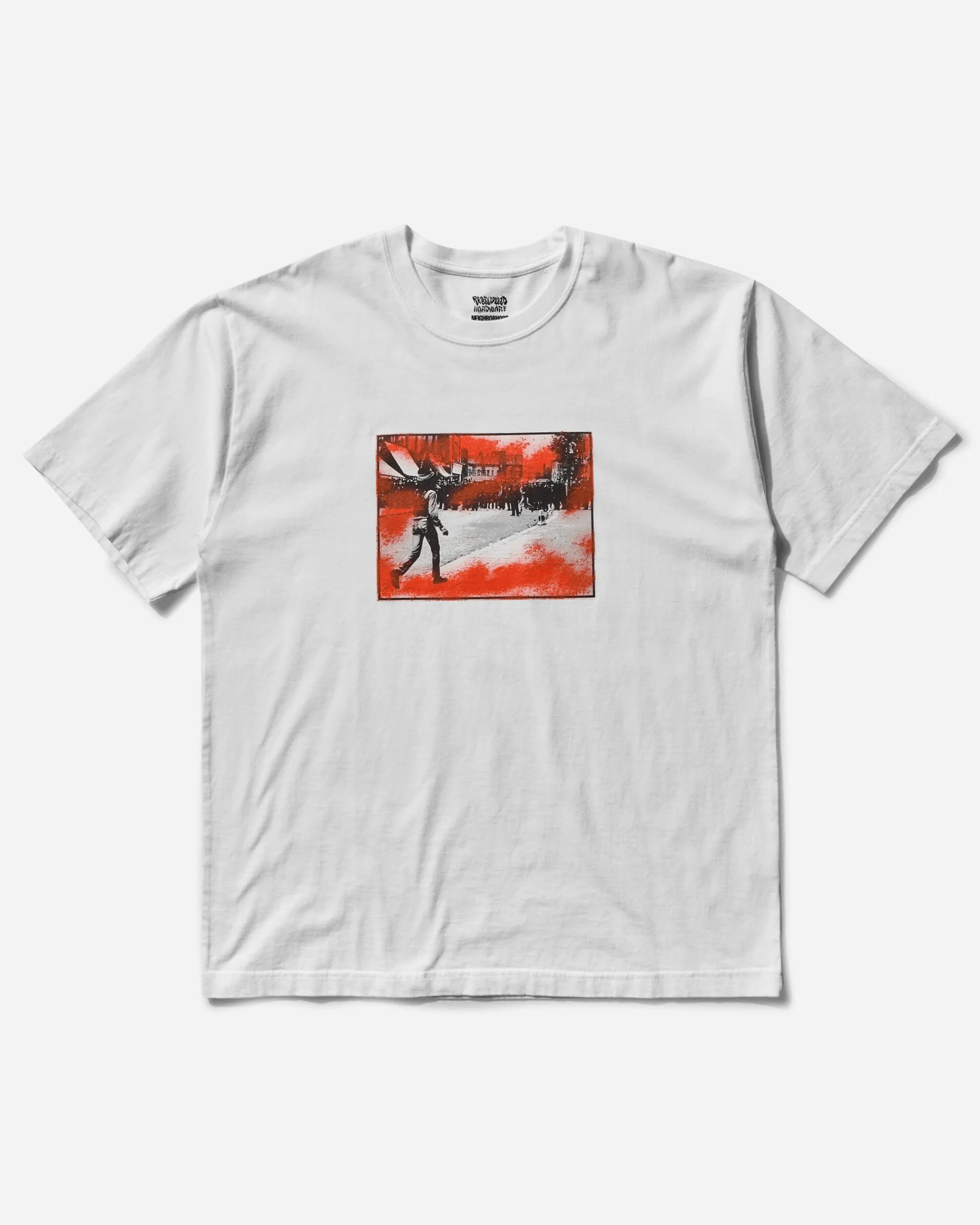 Neighborhood T-Shirts^Men's Rebel Dread Hardware SS-1 T-Shirt White