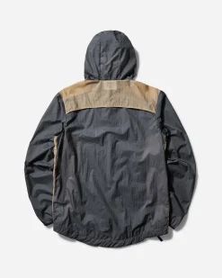 Rayon Vert Coats And Jackets^Men's Recycled Windproof Hooded Jacket Cave Grey