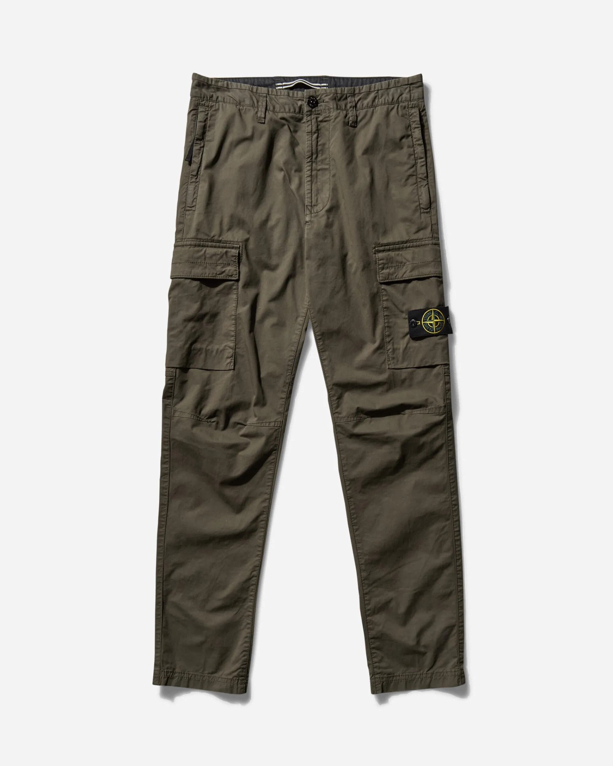 Stone Island Pants^Men's Regular Tapered Cargo Trousers Military Green