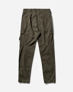 Stone Island Pants^Men's Regular Tapered Cargo Trousers Military Green