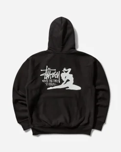 Stüssy Sweatshirts^Men's Relax Hoodie Black
