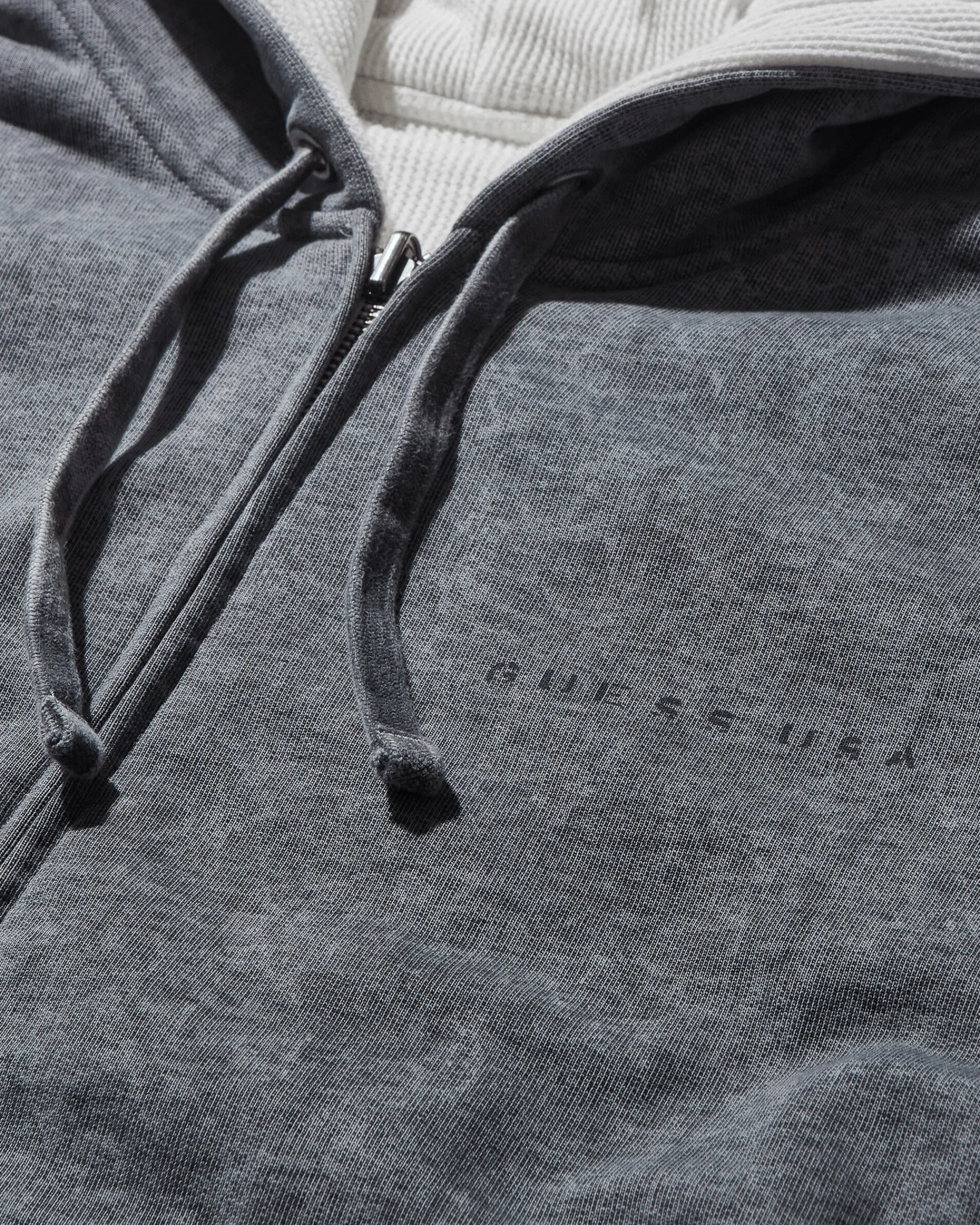 Guess USA Sweatshirts^Men's Reversible Zip Up Hoodie Misty
