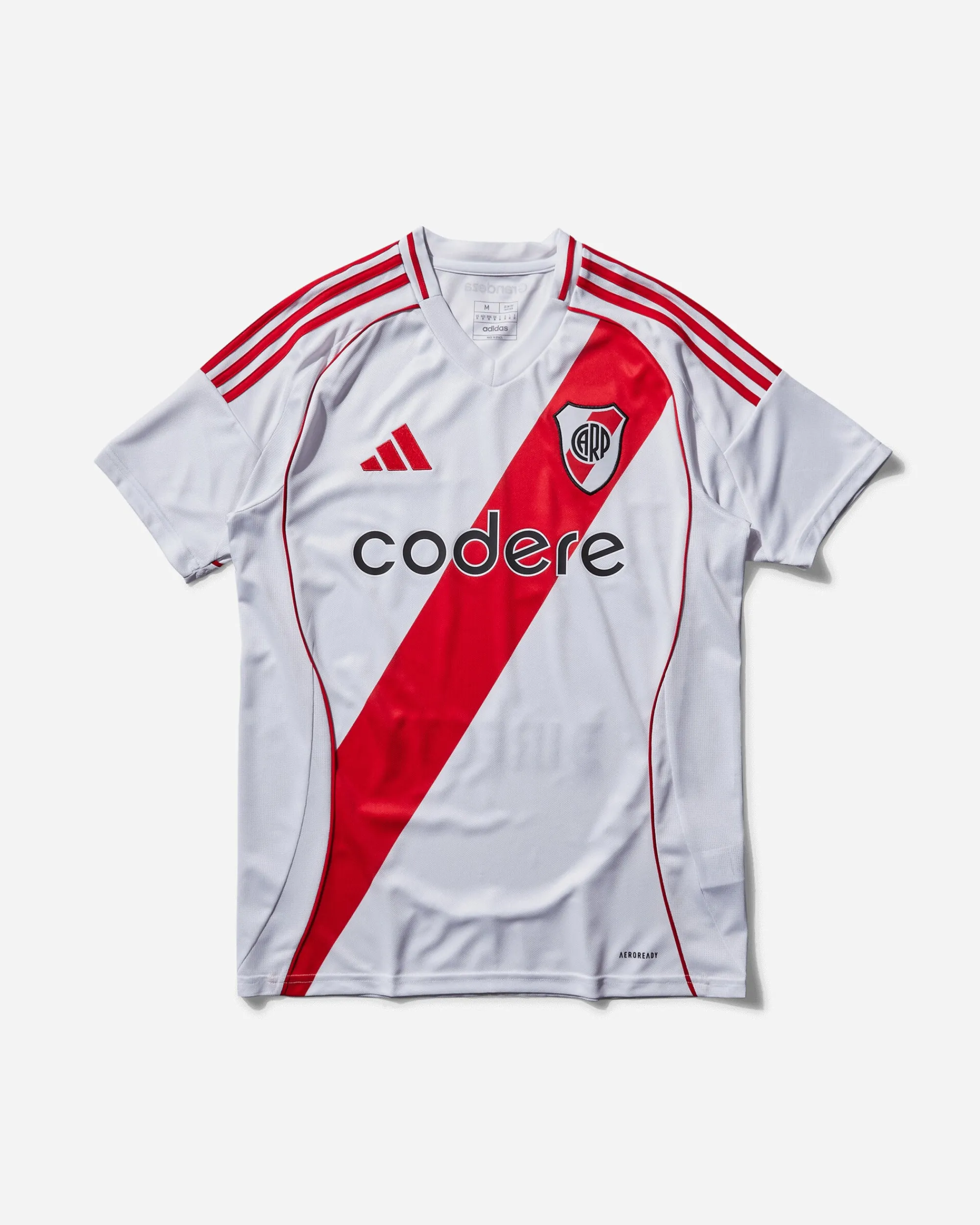 adidas T-Shirts^Men's River Plate 24/25 Home Jersey White / Better Scarlet