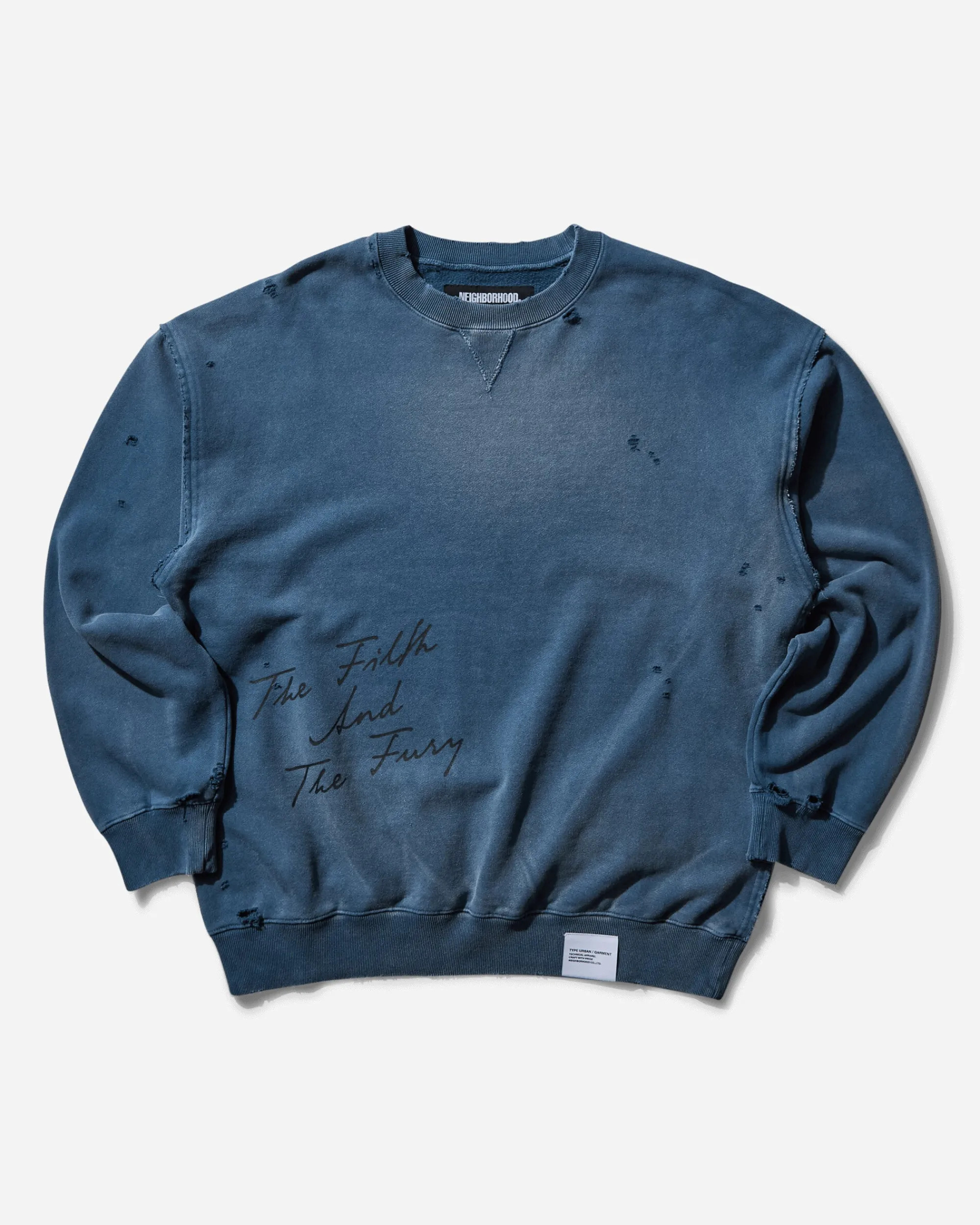 Neighborhood Sweatshirts^Men's Savage Crewneck Sweatshirt Navy