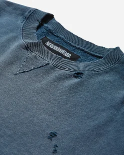 Neighborhood Sweatshirts^Men's Savage Crewneck Sweatshirt Navy