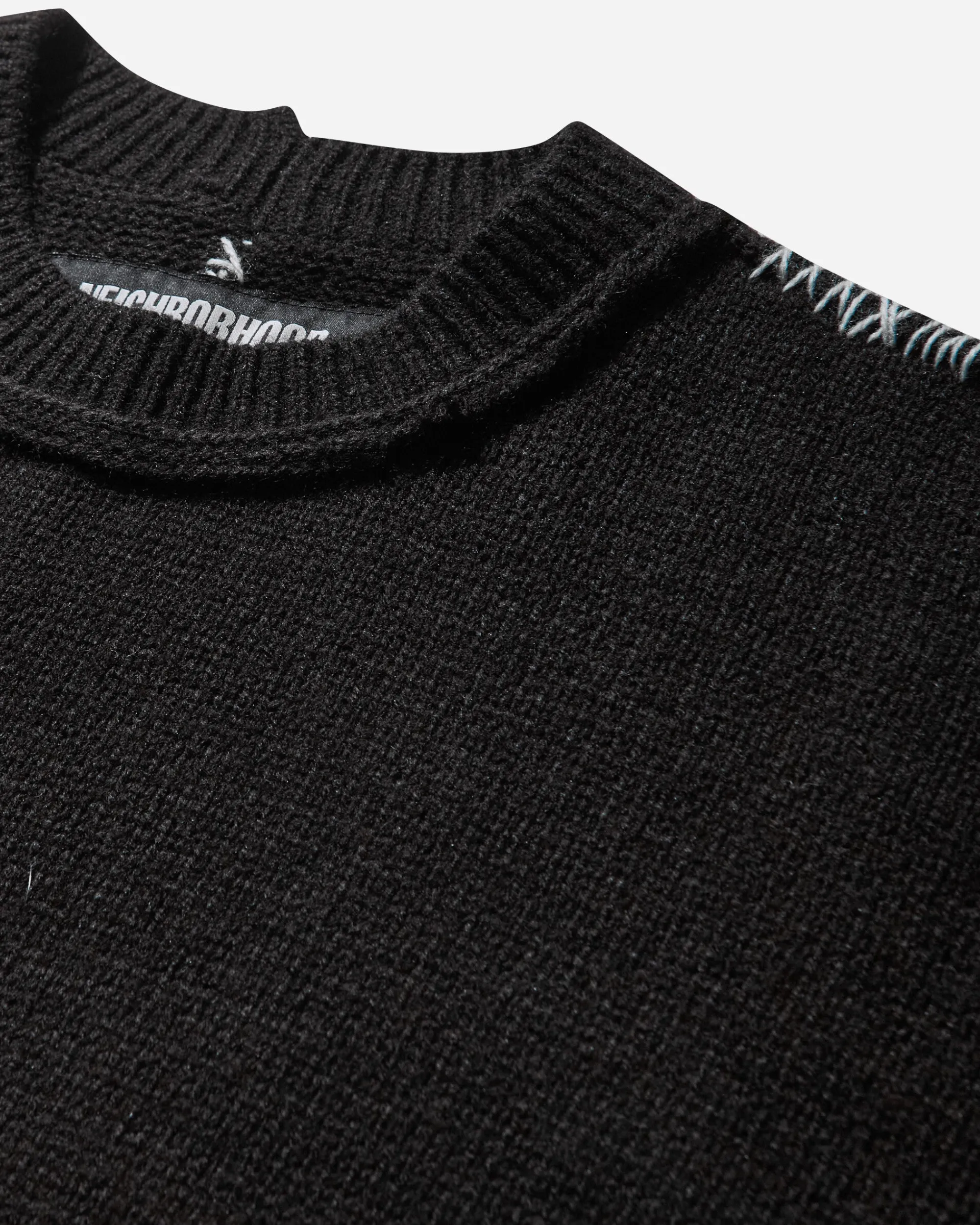 Neighborhood Knitwear^Men's Savage Crewneck Sweater Black