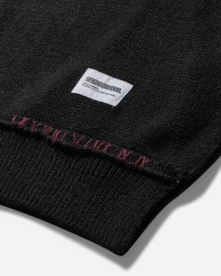 Neighborhood Knitwear^Men's Savage Crewneck Sweater Black