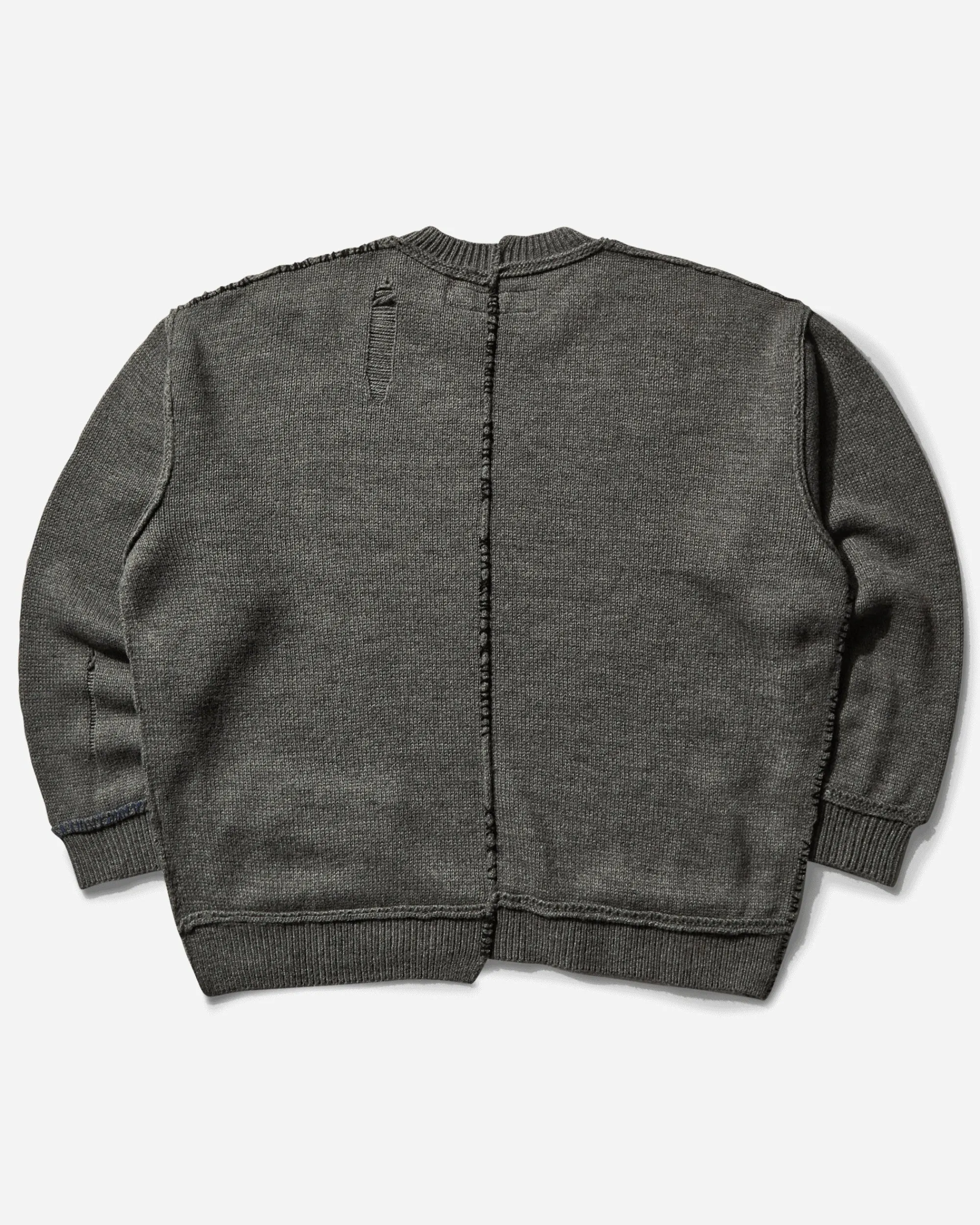 Neighborhood Knitwear^Men's Savage Crewneck Sweater Gray