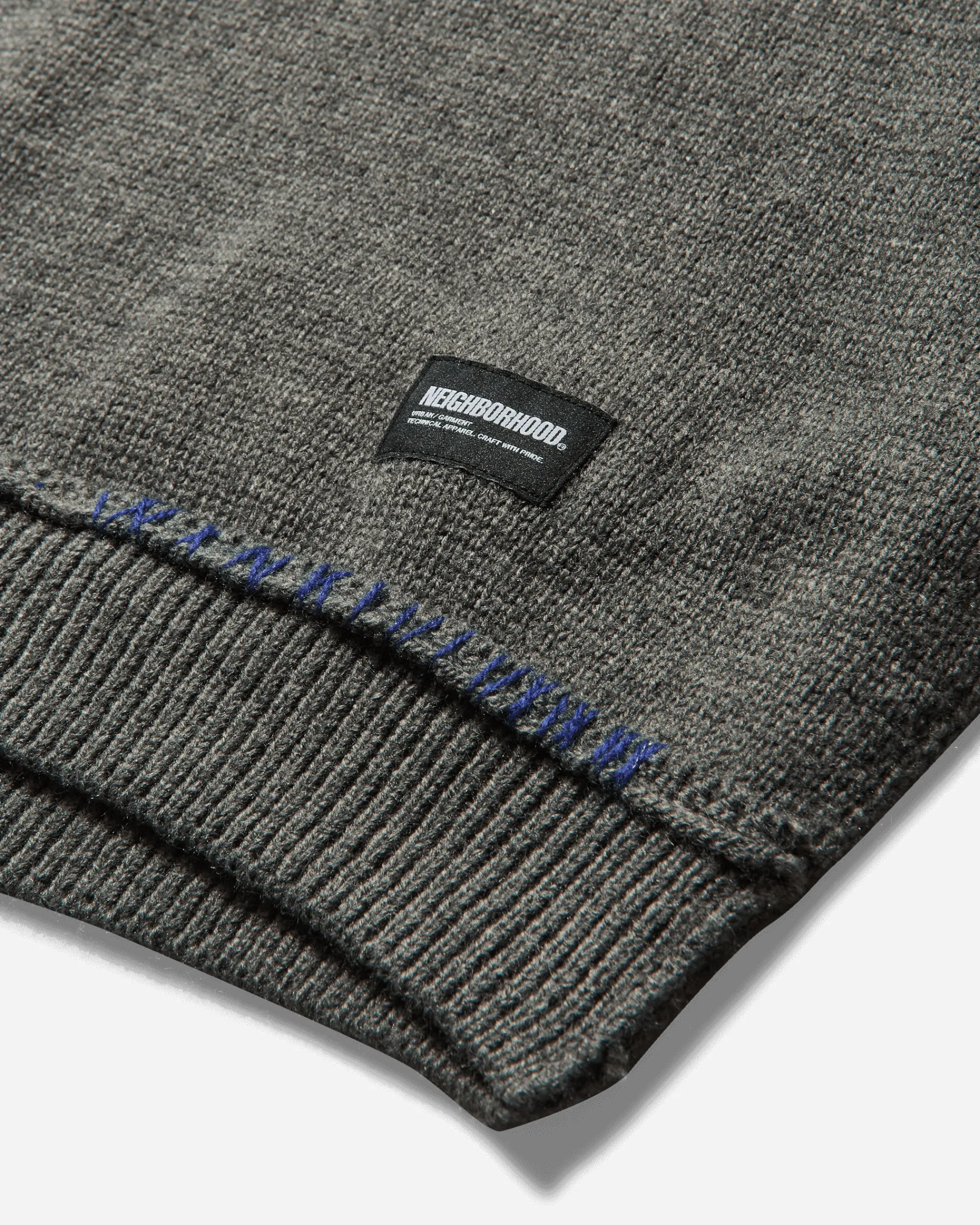 Neighborhood Knitwear^Men's Savage Crewneck Sweater Gray