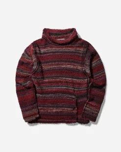 Kiko Kostadinov Knitwear^Men's Scarpitta Knit Dark Red Mix / Black