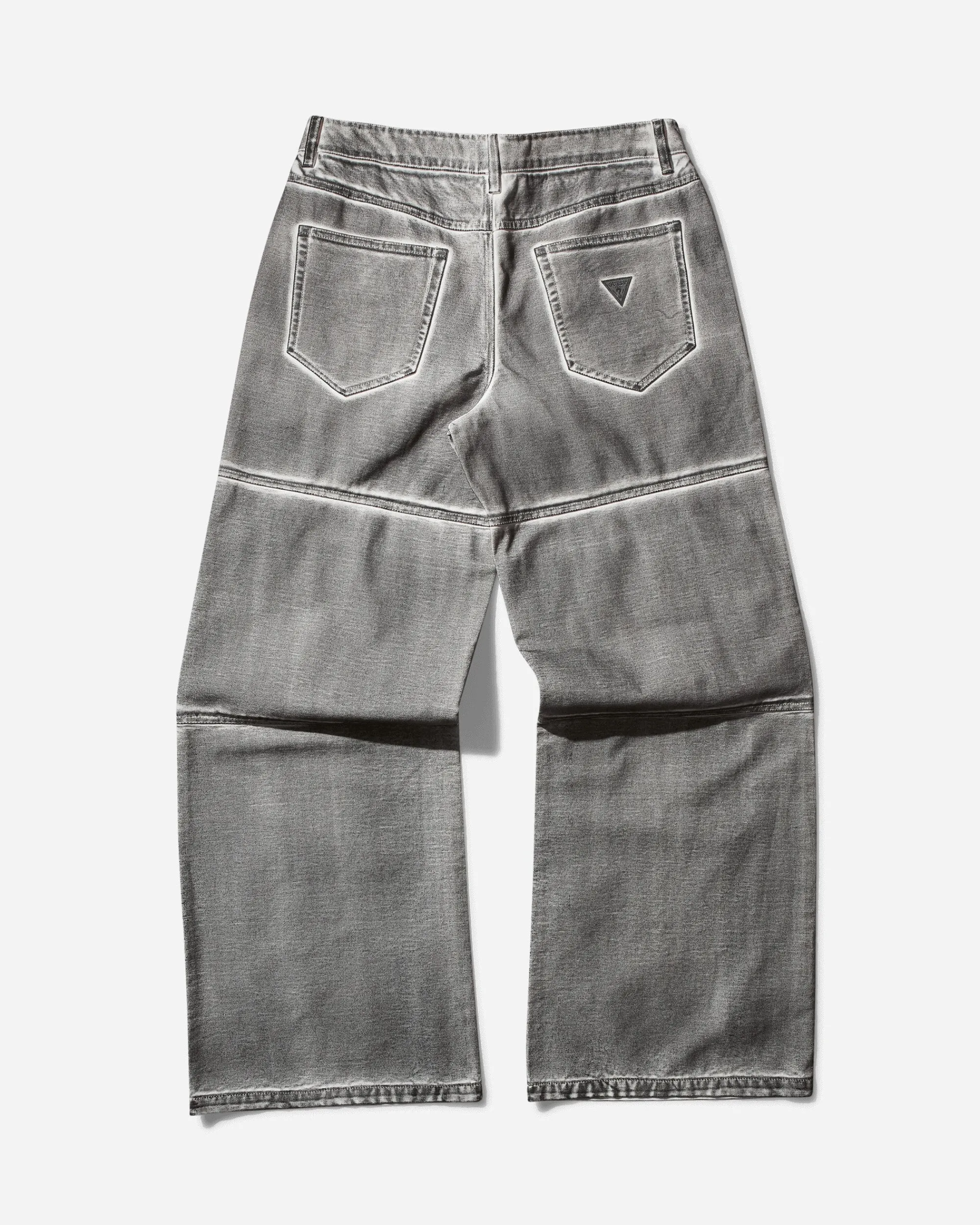 Guess USA Pants^Men's Screenprinted Cargo Pants Jet Black
