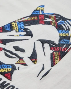 Hysteric Glamour T-Shirts^Men's See No Evil T-Shirt Dirty White