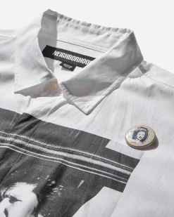 Neighborhood Shirts^Men's Sex Pistols Print Shirt White