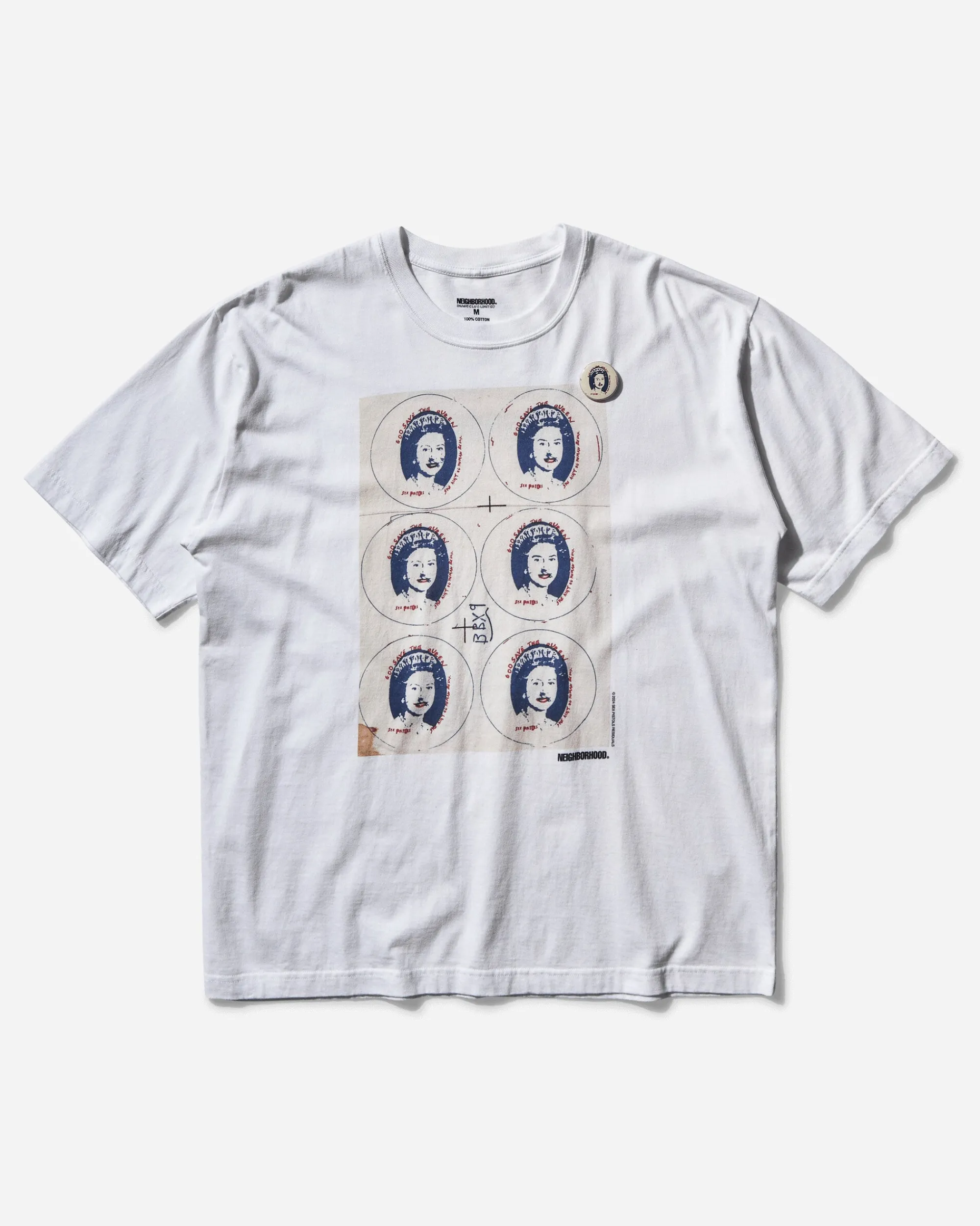 Neighborhood T-Shirts^Men's Sex Pistols SS-1 T-Shirt White