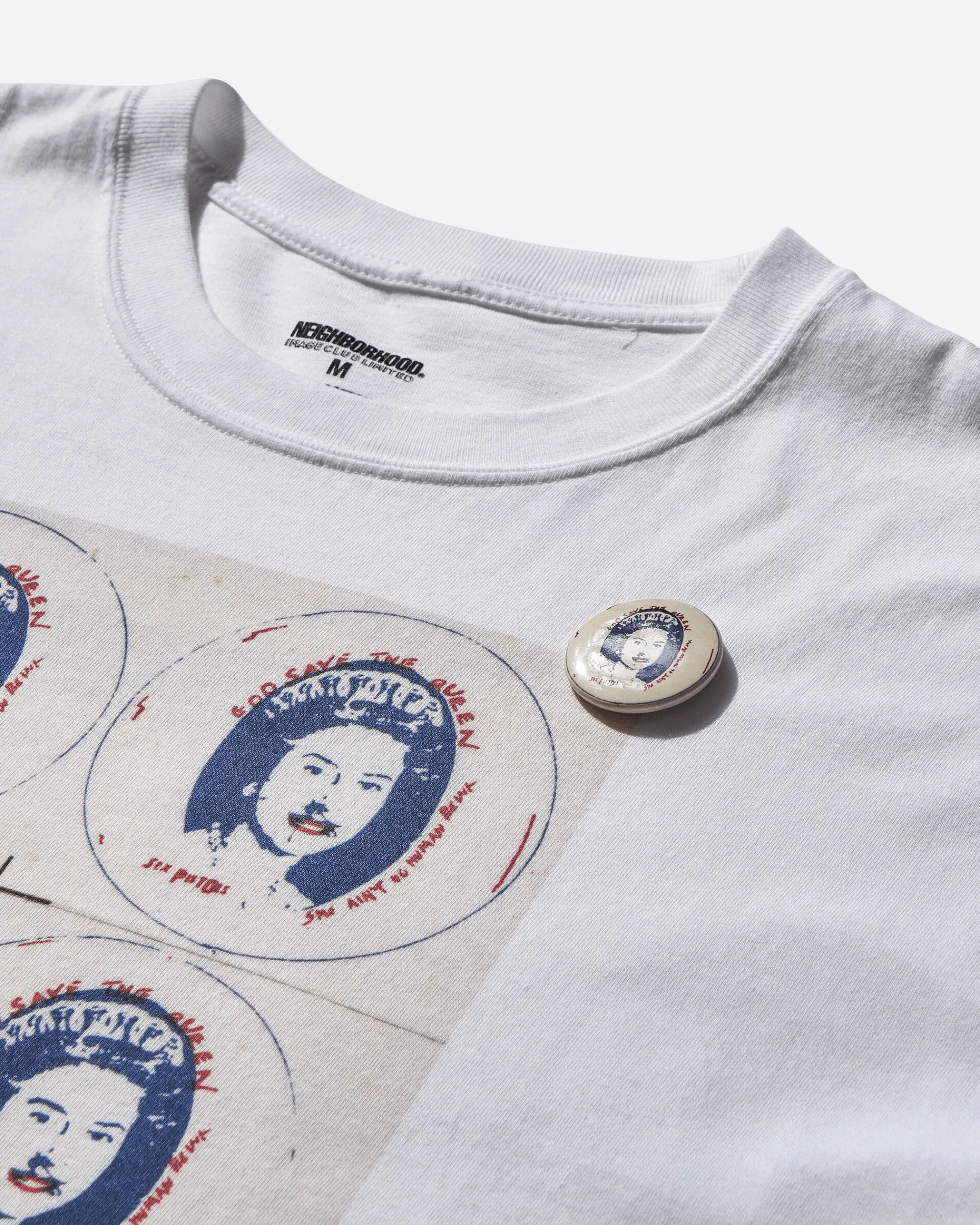 Neighborhood T-Shirts^Men's Sex Pistols SS-1 T-Shirt White