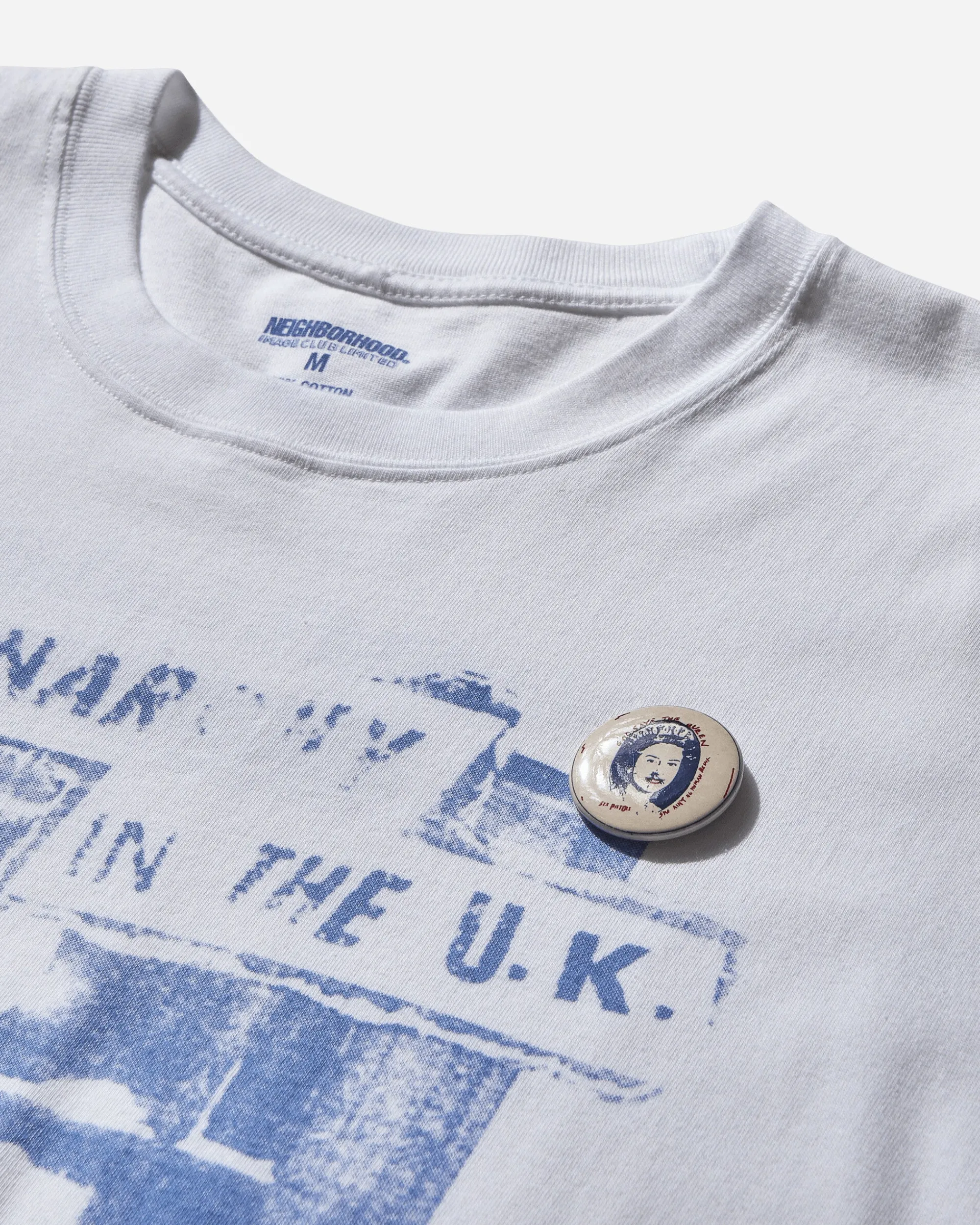 Neighborhood T-Shirts^Men's Sex Pistols SS-5 T-Shirt White