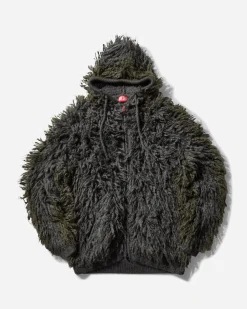 Diesel Coats And Jackets^Men's Shaggy Zip-Up Jacket Dark Grey