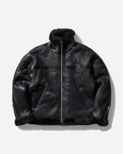 Cav Empt Coats And Jackets|Coats And Jackets^Men's Sheepskin Bomber Jacket Navy