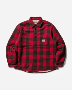 Stüssy Shirts^Men's Sherpa Lined Buffalo Plaid Shirt Red
