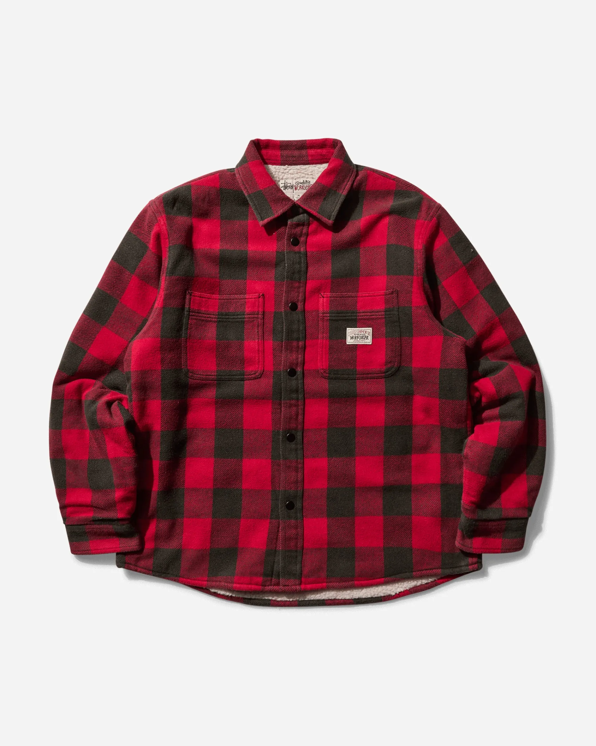 Stüssy Shirts^Men's Sherpa Lined Buffalo Plaid Shirt Red