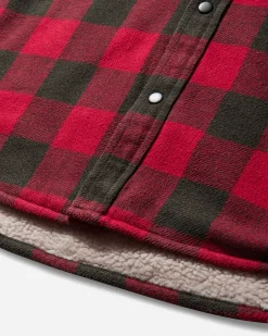 Stüssy Shirts^Men's Sherpa Lined Buffalo Plaid Shirt Red