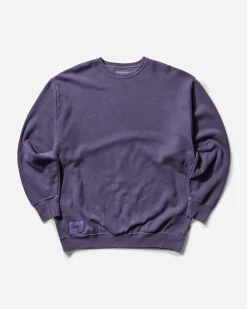 WTAPS Sweatshirts^Men's Sign 01 Crewneck Sweatshirt Purple