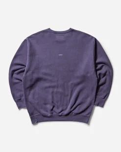WTAPS Sweatshirts^Men's Sign 01 Crewneck Sweatshirt Purple