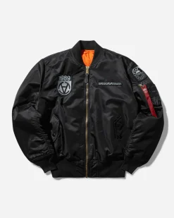 Alpha Industries Coats And Jackets|Coats And Jackets^Men's Slam Jam MA-1 Bomber Jacket Black