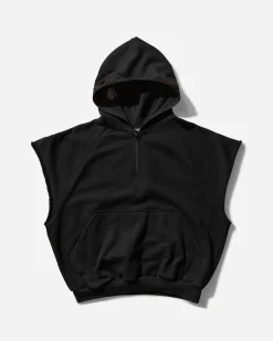 Dingyun Zhang Sweatshirts^Men's Sleeveless TN1 Hoodie Black