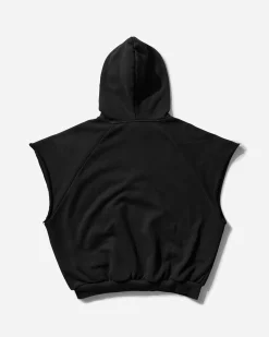 Dingyun Zhang Sweatshirts^Men's Sleeveless TN1 Hoodie Black