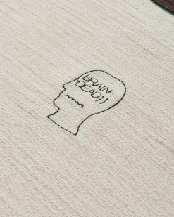 Brain Dead T-Shirts|T-Shirts^Men's Slubby Longsleeve Baseball T-Shirt Natural
